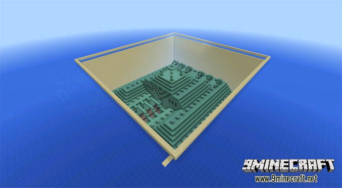 Dried Out Ocean Monument Map For Mcpe 9minecraft Net