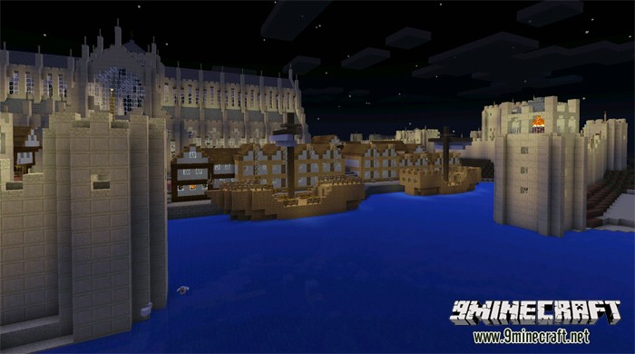 Realistic Medieval Town Map For Mcpe 9minecraft Net