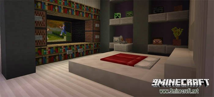 Super Mansion Map For Mcpe 9minecraft Net