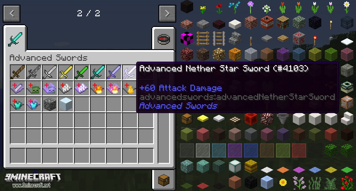 Advanced Swords Minecraft Mod