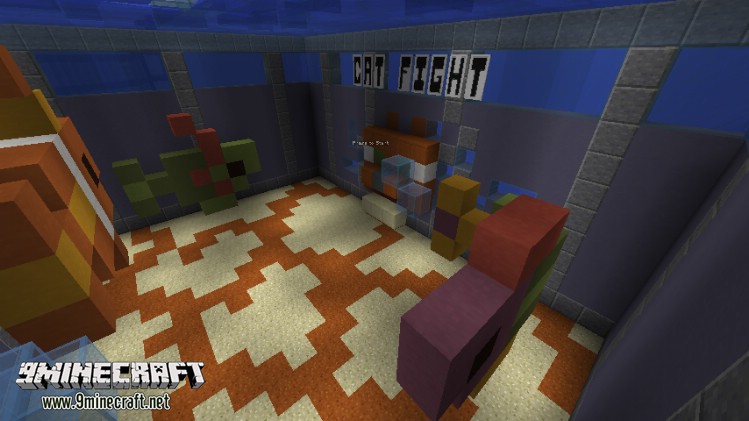 Cat Fight Map for Minecraft 1.10.2 1