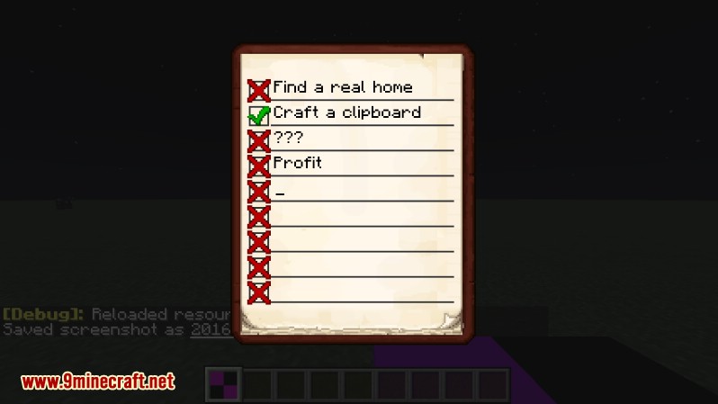 Clipboard Mod 1.12.2, 1.11.2 (Notes in Minecraft) 2