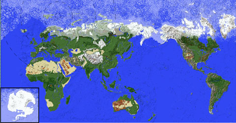 Complete Earth Map