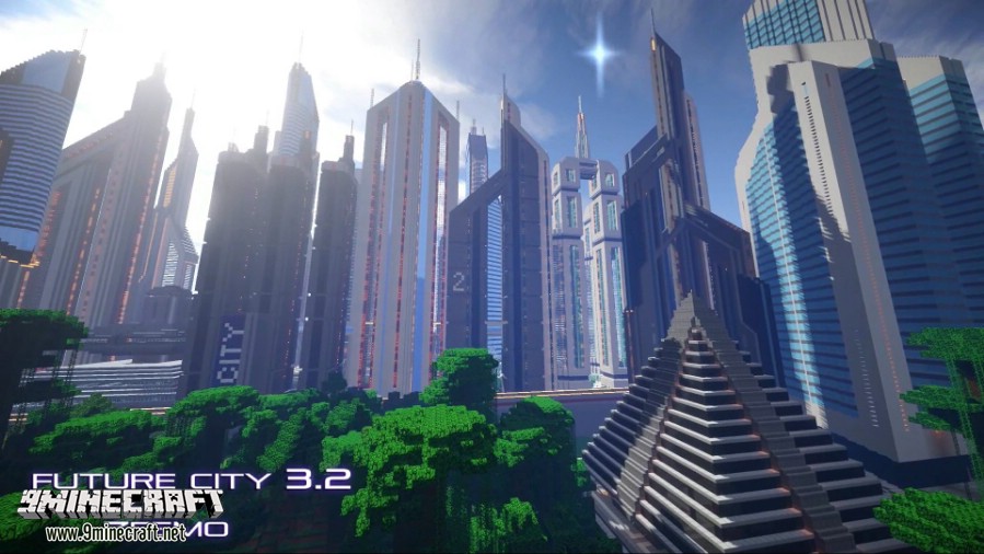 futuristic city minecraft map