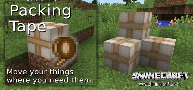 Packing Tape Mod (1.20.4, 1.19.4) - Move Chests, Machines... 2