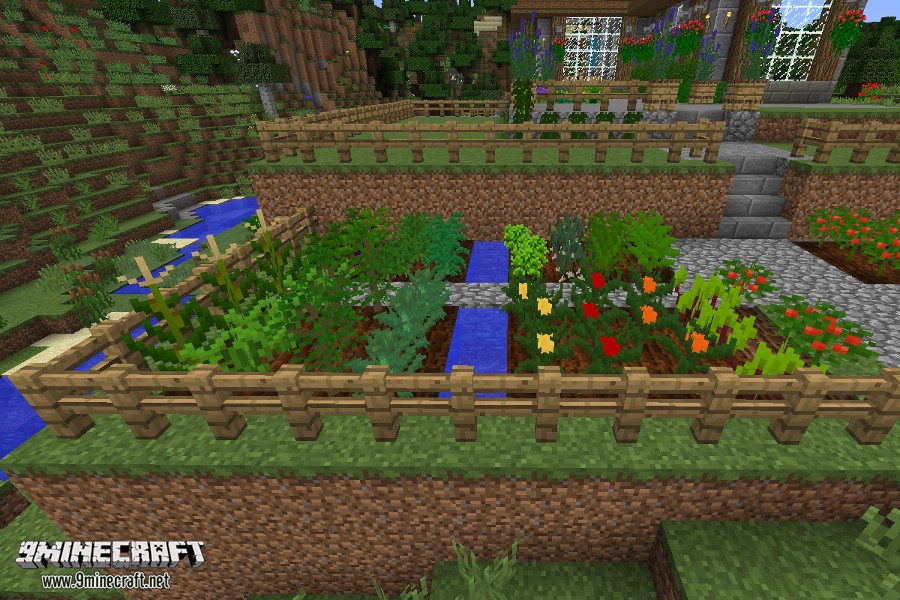 Plant Mega Pack Mod 1 12 2 7 10, How To Make A Plant Garden In Minecraft