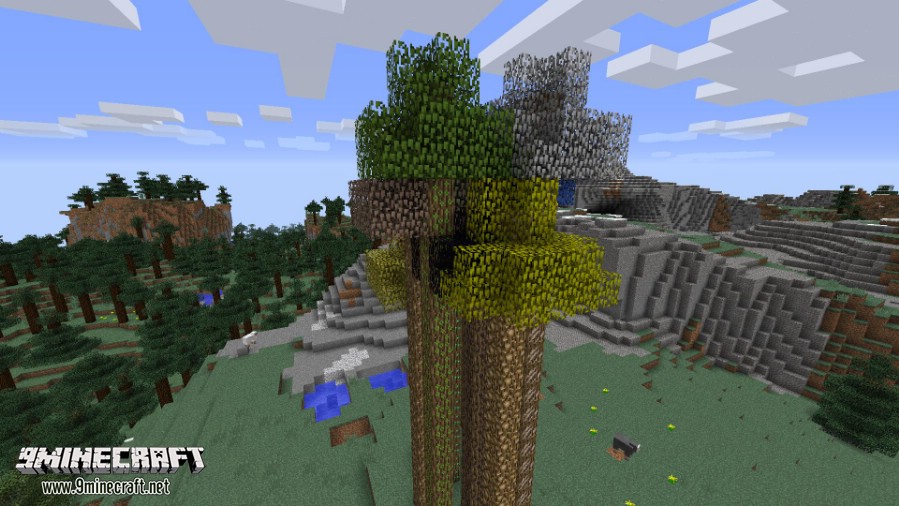 TreeOres Mod 1.11.2, 1.10.2 (Grow Trees Made of Ores) 4