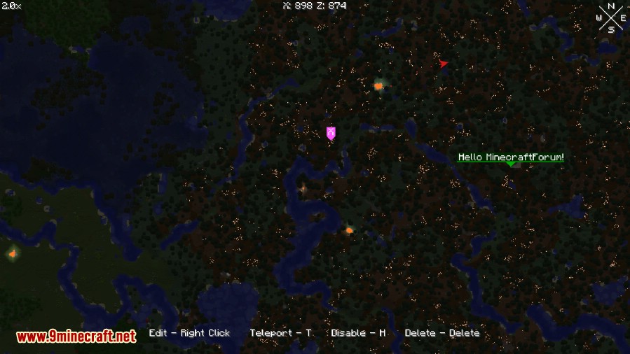 Xaero S World Map Mod 1 18 1 1 17 1 Trace Your Footsteps 9minecraft Net