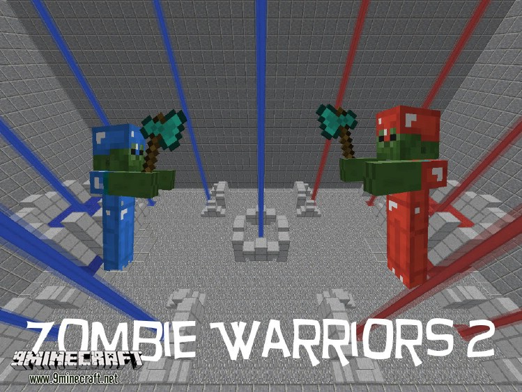 Zombie Warriors 2 Map for Minecraft 1.11.2, 1.11 2