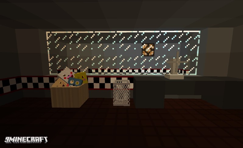 Five Nights at Freddy's 3 Mod Minecraft